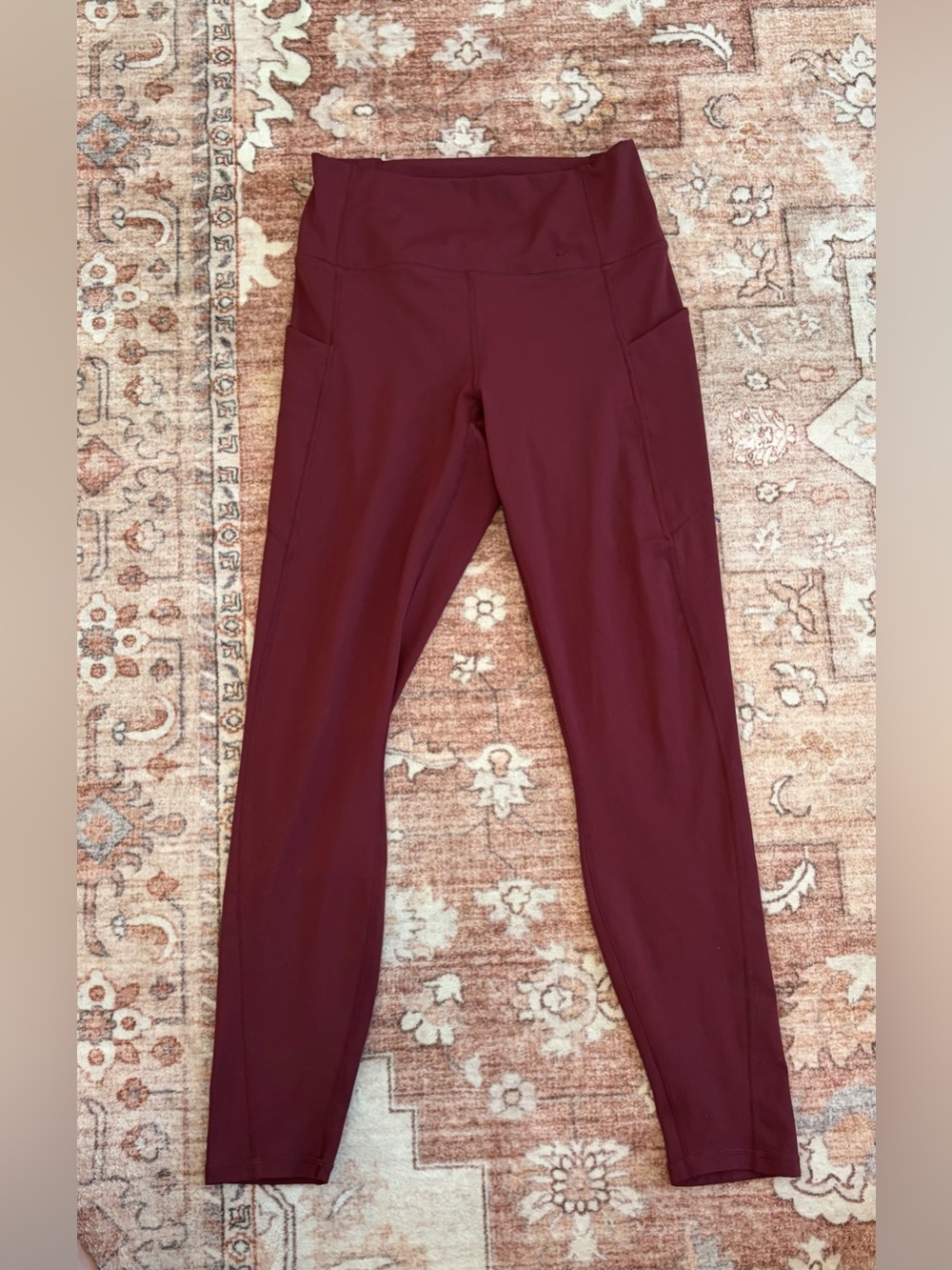 Fabletics Deep Wine High-Rise Leggings